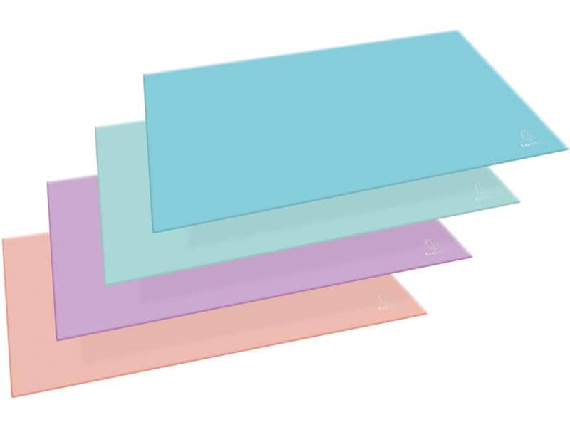 [1401043] Exacompta Schreibunterlage Aquarel, 585 x 385 mm, 8 Stück, Assortiert (Mehrfarbig)