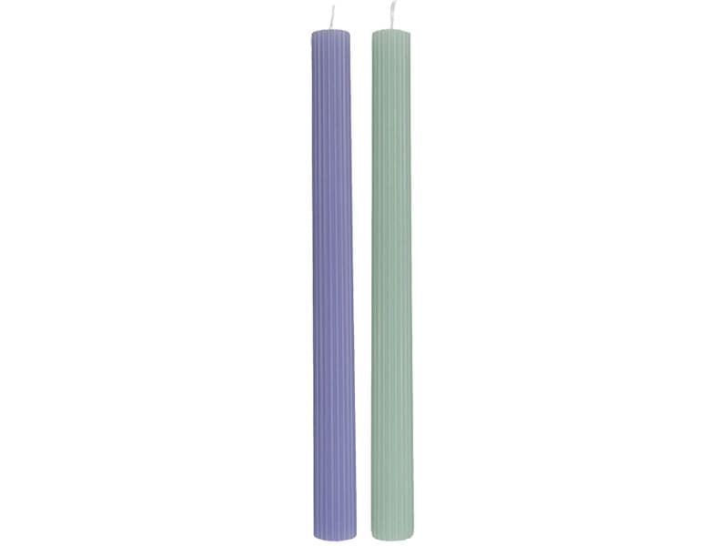 [2089835] Villeroy & Boch Fleur Stabkerzen 2 Stück, Blau/Grün (Blau / Grün)