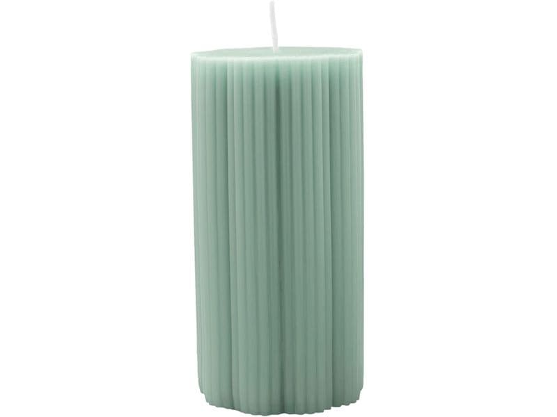 Villeroy & Boch Fleur Stumpenkerzen 1 Stück, 15 cm, Grün