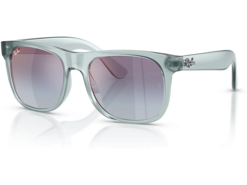 Ray-Ban Kinder-Sonnenbrille Junior Justin Transparentes Grau / Rot