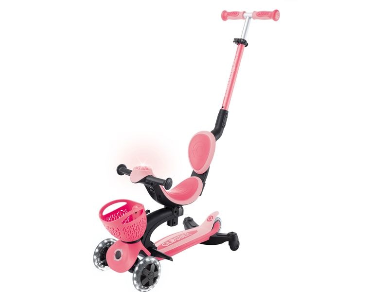 [2085359] GLOBBER Scooter GO UP Baby Lights 360° Pink (Pink)