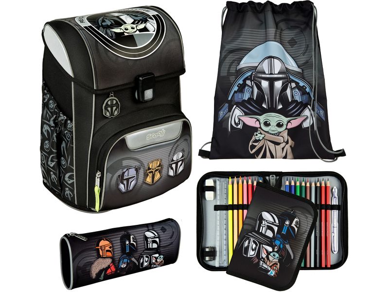 Scooli Schulrucksack-Set EasyStart Star Wars, 5-teilig