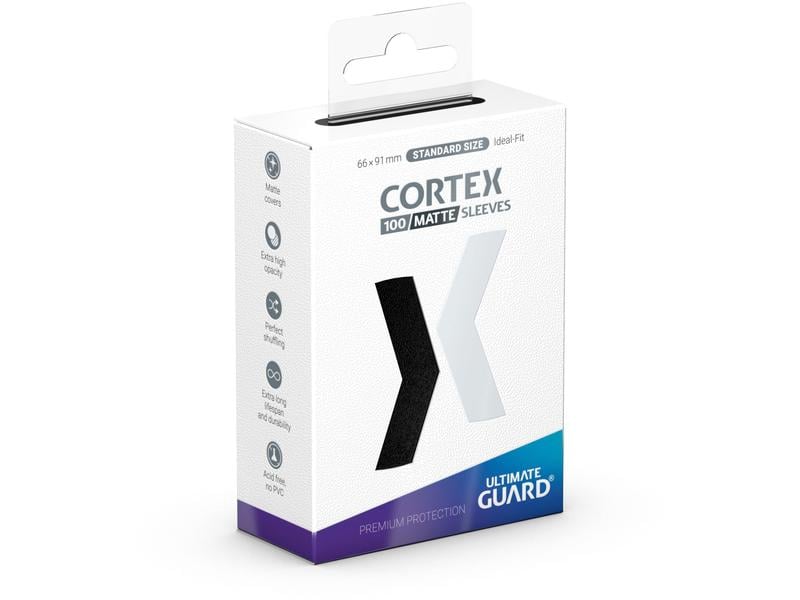 Ultimate Guard Kartenhülle Cortex Sleeves Standard Matt-Schwarz 100
