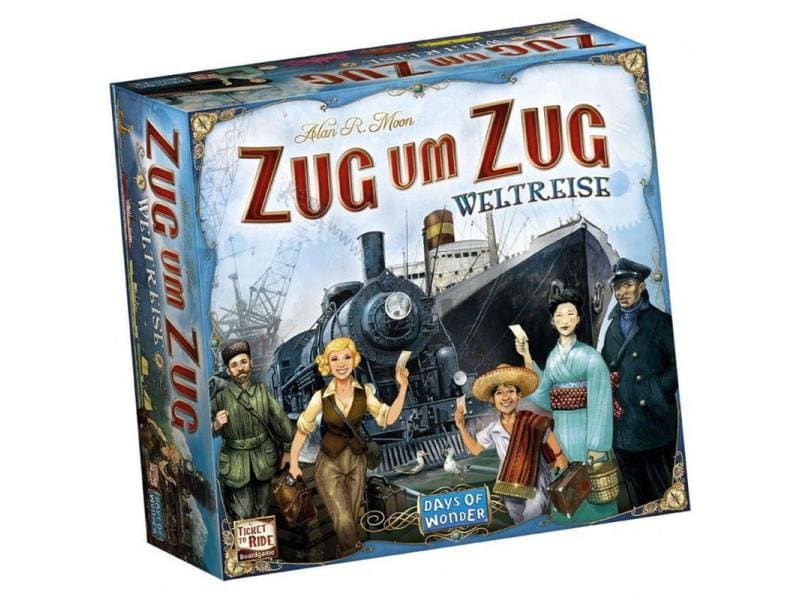 Days of Wonder Familienspiel Zug um Zug – Weltreise