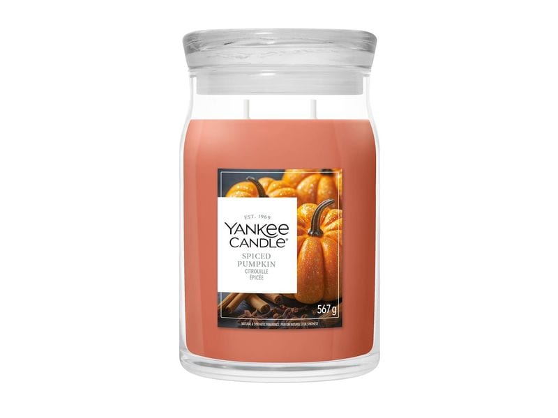 Yankee Candle Signature Duftkerze Spiced Pumpkin Signature Large Jar