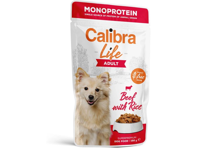Calibra Nassfutter Life Adult Rind 10 x 150 g