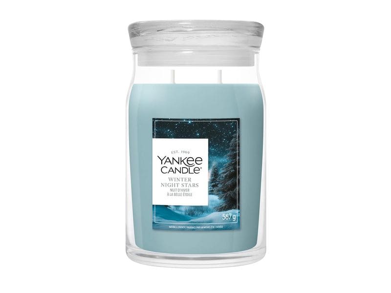 Yankee Candle Signature Duftkerze Winter Night Stars Signature Large Jar