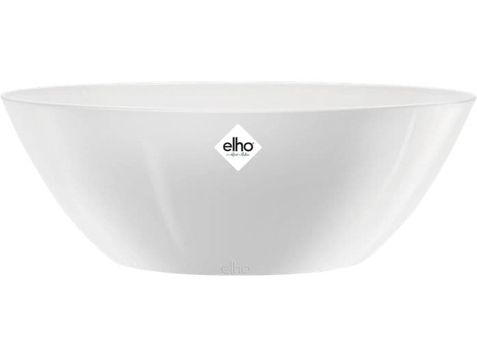 Elho Blumentopf Brussels Diamond oval 3.8 l, Weiss