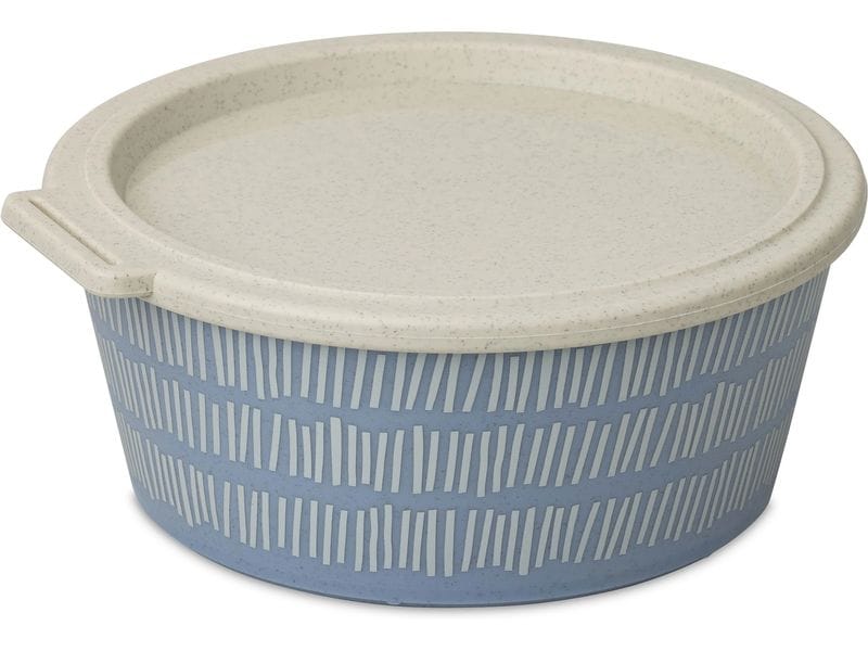 Koziol Schüssel Blomster mit Deckel 1.3 l, Blau