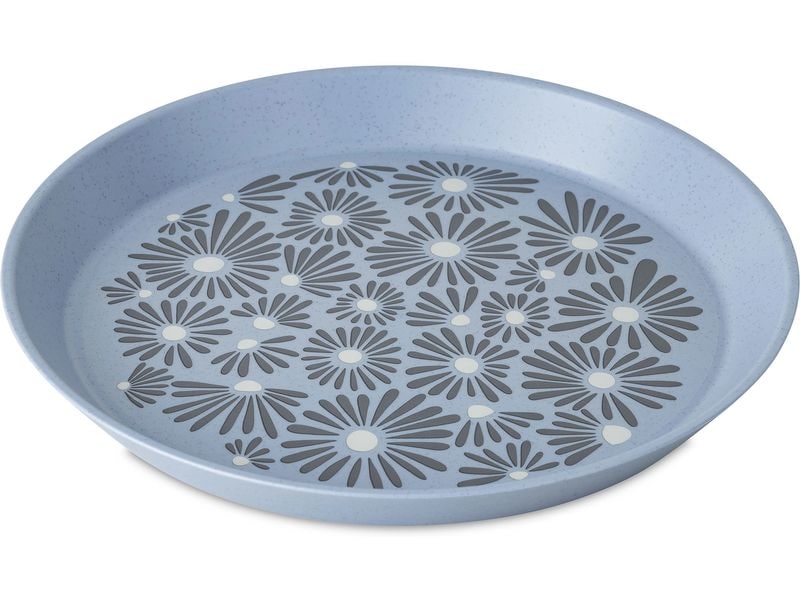 Koziol Speiseteller Blomster 1 Stück, Blau