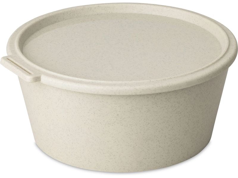 Koziol Schale Move Box mit Deckel 2.2 l, Beige