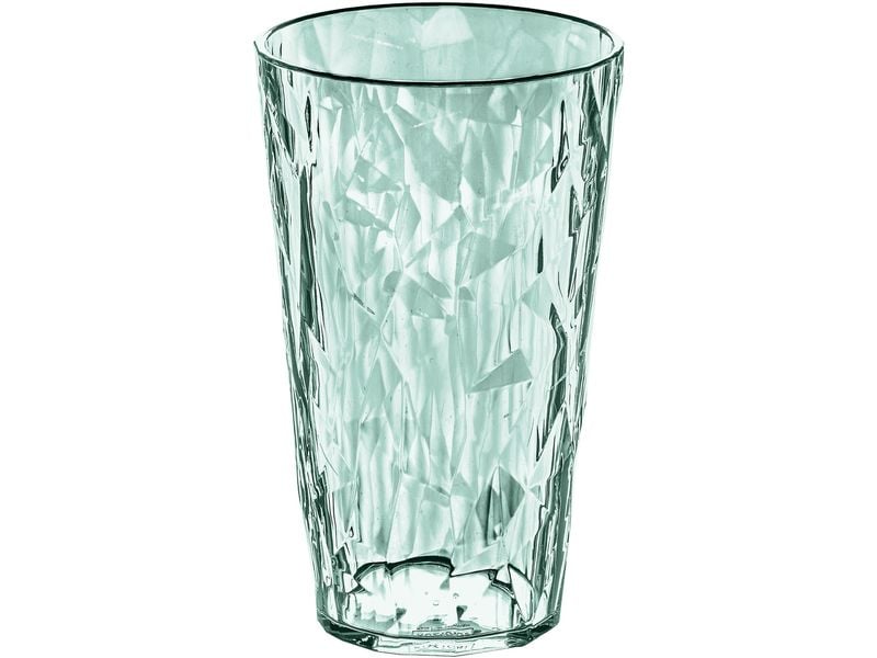 Koziol Trinkglas Club Light L 400 ml, 1 Stück, Grün