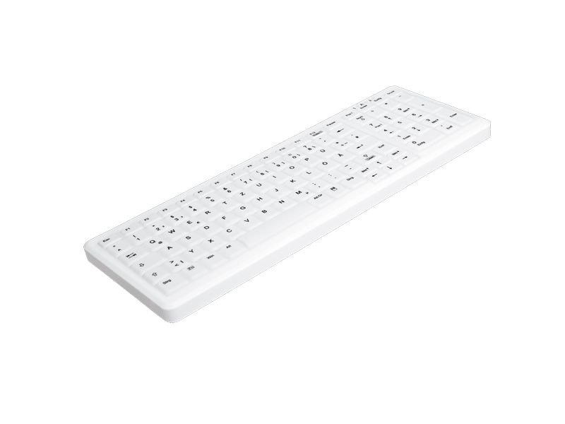 [934190] Contour Active Key Tastatur Medical AK-C7000 IP68 QWERTZ (CH) Weiss (QWERTZ (CH))