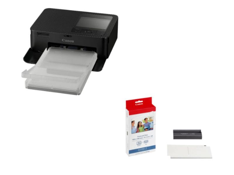 [2128312] Canon Fotodrucker Selphy CP1500 + KP-36IP (Kit) Schwarz (Schwarz)