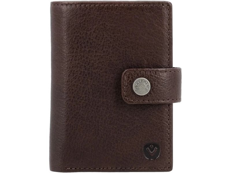 Valenta Card Wallet Leather MagSafe Luxe Chocolate