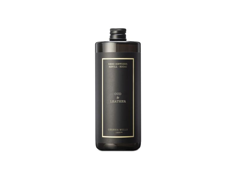 Cerería Mollá Refill Oud & Leather 500 ml