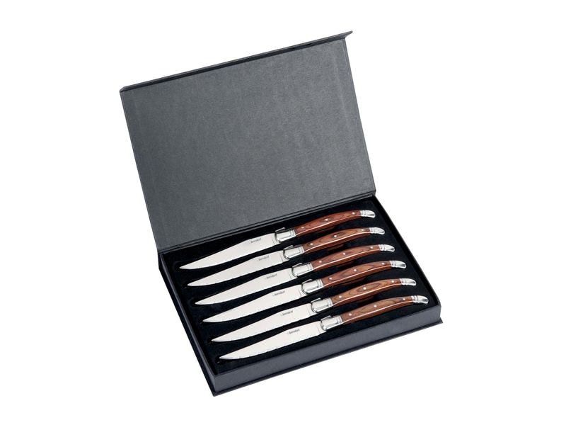 Berndorf Steakmesser-Set Pakka 6 Stück, Braun