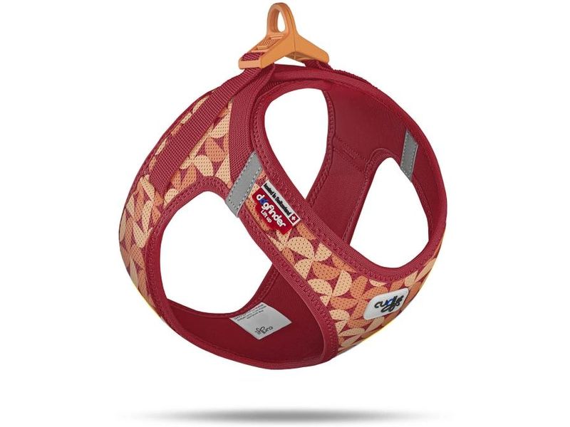 [1964012] curli Geschirr Vest Air-Mesh LE26 2XS Semi Circle Rot (2XS)