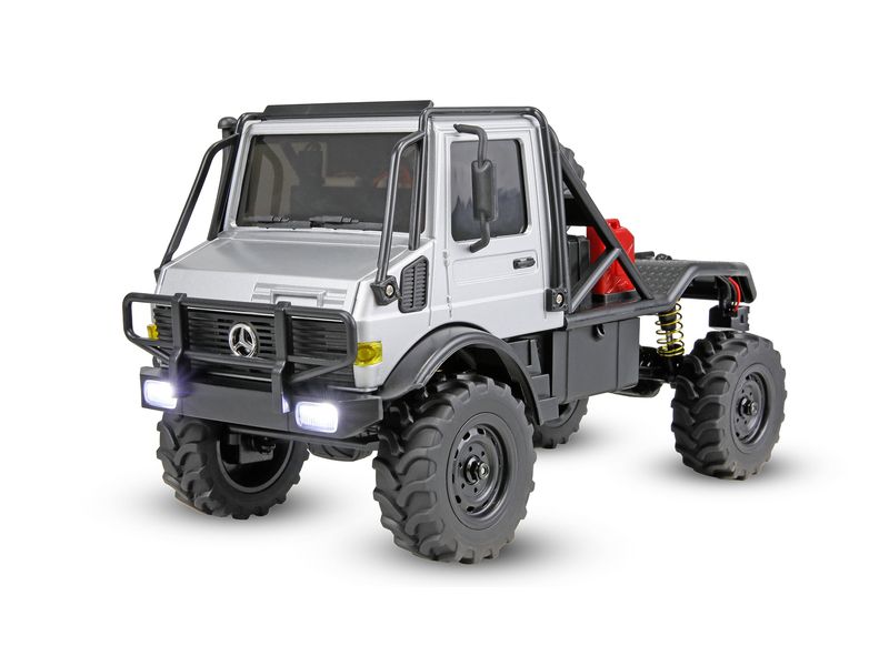 Amewi Scale Crawler Mercedes-Benz Unimog U4000, 1:18, RTR, grau