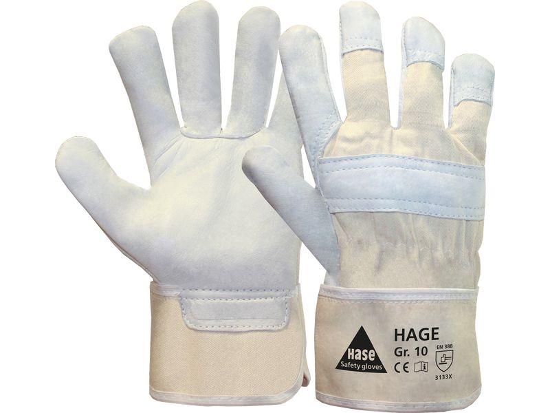 [2134688] Hase Arbeitshandschuh Hage Safety 12 Paar Grösse: 10, Weiss (2 Stück, 10)