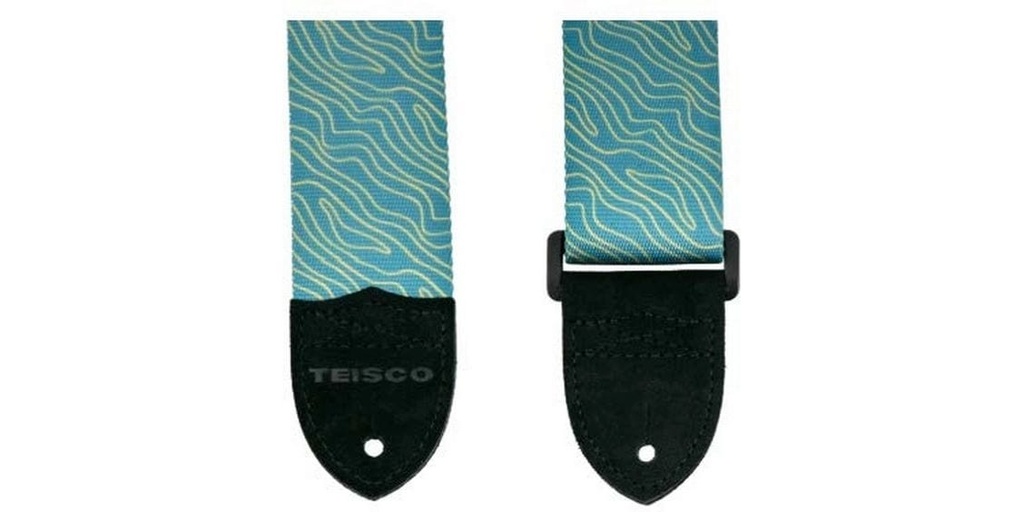 MONO Cases Teisco Polyester-Gitarrengurt Blau