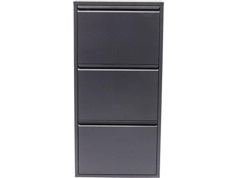 [1016475] Kare Schuhschrank Caruso 100 x 50 cm, Anthrazit (Anthrazit)