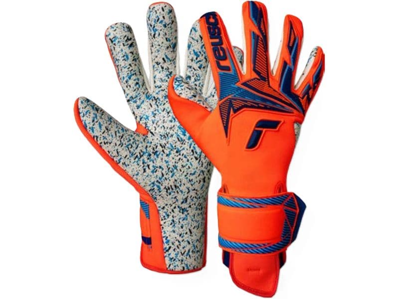 [2037496] reusch Attrakt Freegel Fusion Grösse: 10, Shocking Orange/Blau (10)