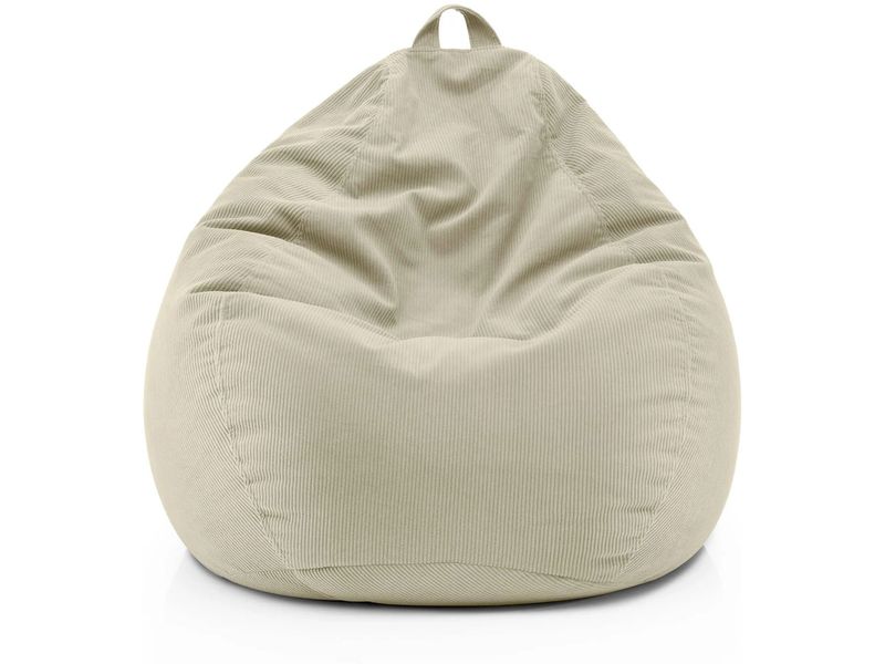 Lumaland Sitzsack 185 l Comfort Polyester (PES), Beige