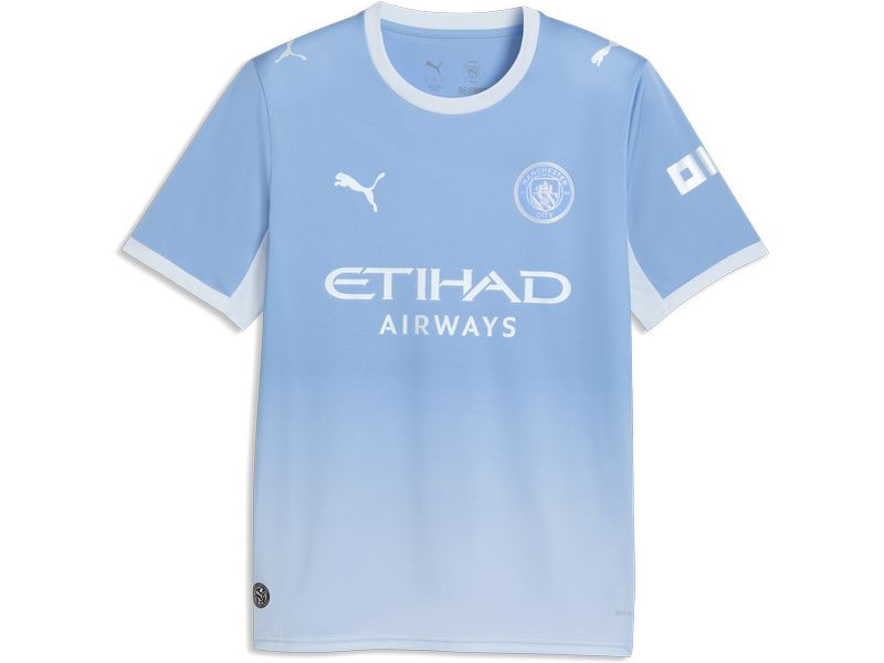 PUMA MCFC Home Jersey Replica, Hellblau, L