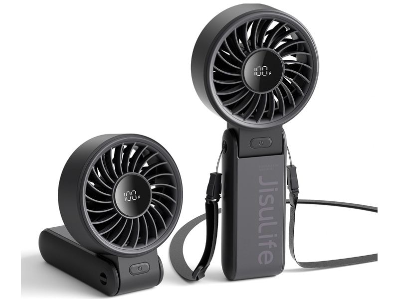 Jisulife Handventilator Fan 7 Schwarz