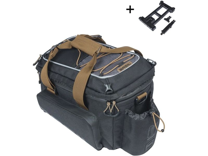BASIL Gepäckträgertasche Miles XL Pro MIK 9-36 l schwarz
