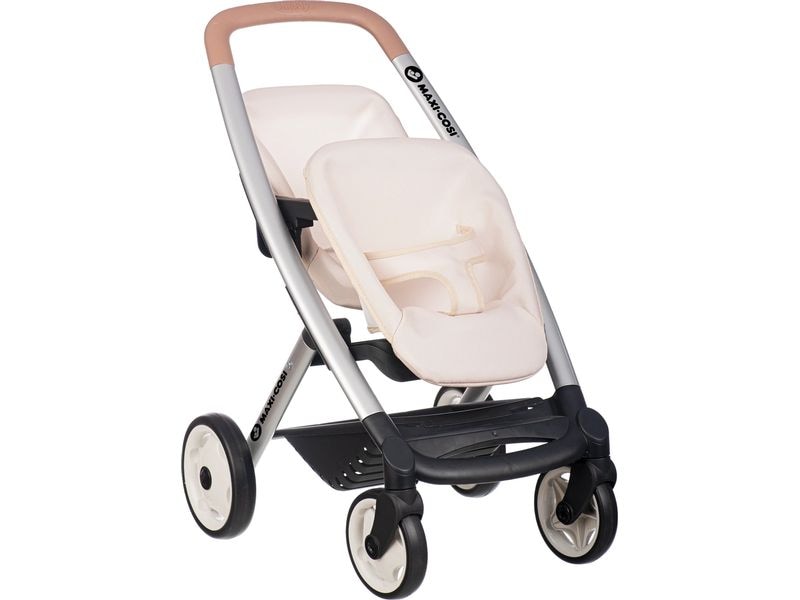 [2111656] Smoby Zwillingspuppenwagen Maxi Cosi, Beige (Beige)