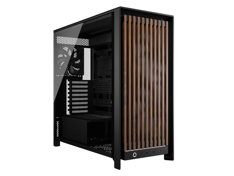 [2132610] Corsair PC-Gehäuse FRAME 5000D WOOD RS Mid-Tower Schwarz Wallnuss (Walnuss)