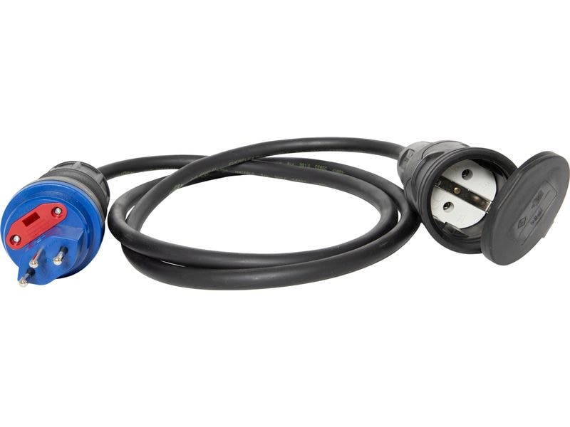 Brennenstuhl Adapterkabel IP44 T13 auf Schuko 1.5 m H07RN-F 3G1.5