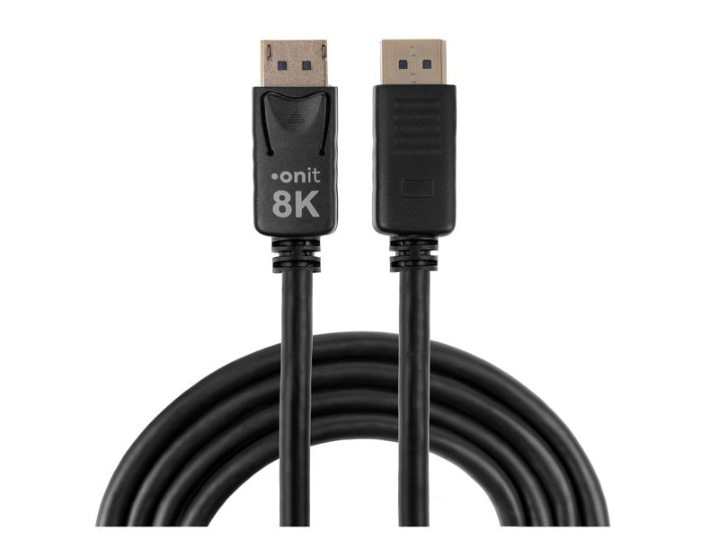 onit Kabel Basic DisplayPort - DisplayPort, 8K/60Hz, 1.5 m