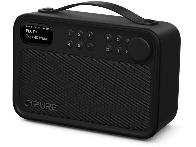 Pure DAB+ Radio Pure Bloom Schwarz