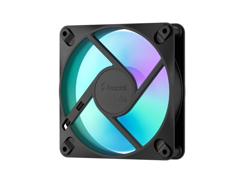 Fractal Design Dynamic 3 120 mm, RGB Schwarz, Reverse