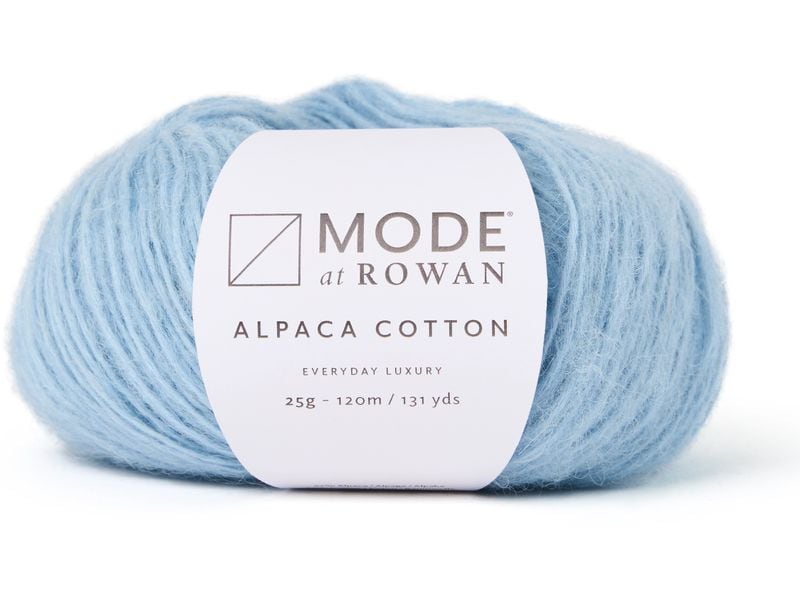 [2131332] Mode at Rowan Wolle Alpaca Cotton 25 g, 120 m, Hellblau