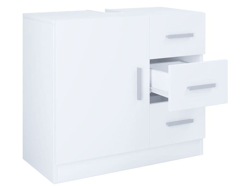 VCM Waschbeckenunterschrank Zalo XL 63 x 56 cm, Weiss