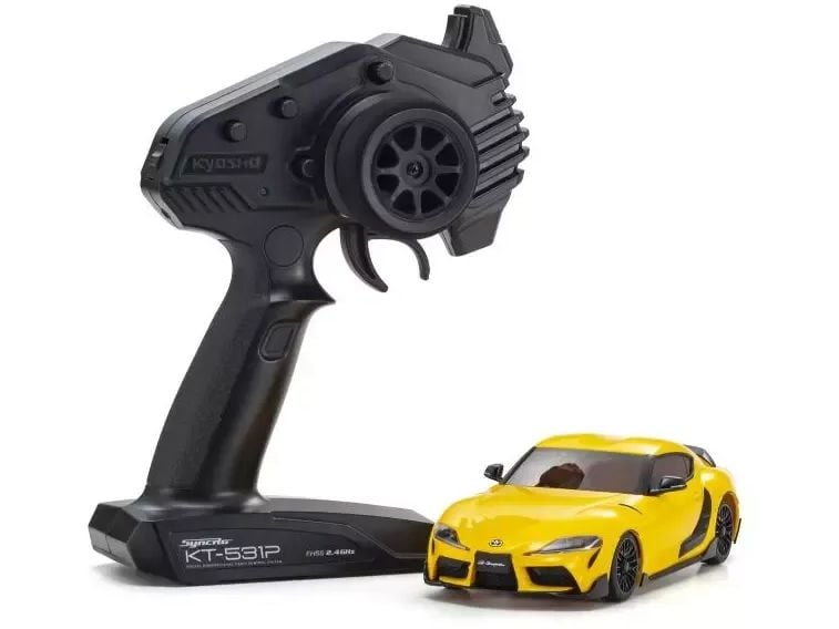 Kyosho Mini-Z MR04 RWD Toyota GR Supra TRD Aero Light Yellow 1:27