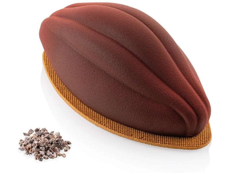 Silikomart Silikomart – Cacao 700 Silikon Grau Rot mit Ausstecher