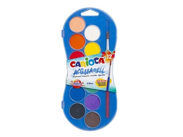 Carioca Wasserfarbe E-12 , Mehrfarbig