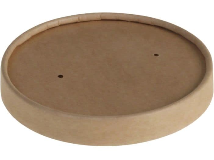 belesse Deckel Kraft/PE braun 25 Stück