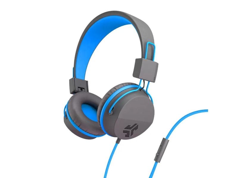 Jlab JBuddies Studio Kids, Over-Ear, faltbar, Blau Graphit