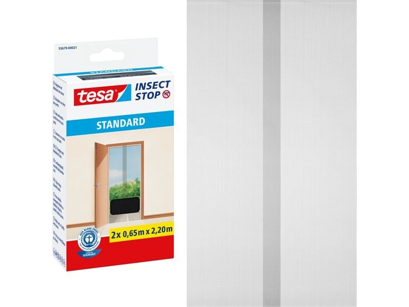 [450962] tesa Fliegengitter Insect Stop Standard Türen anthrazit (Anthrazit)