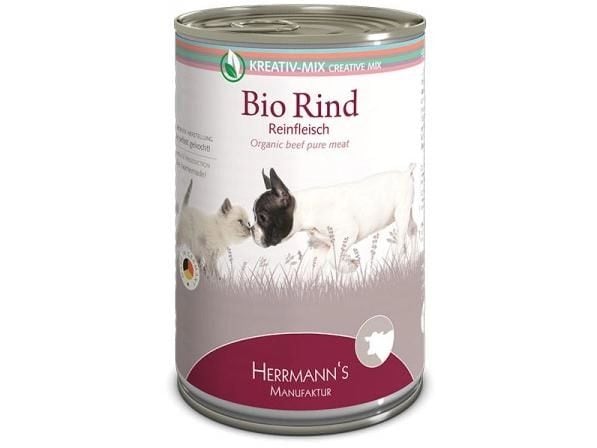 Herrmann's Nassfutter Bio Rind Reinfleisch 400 g