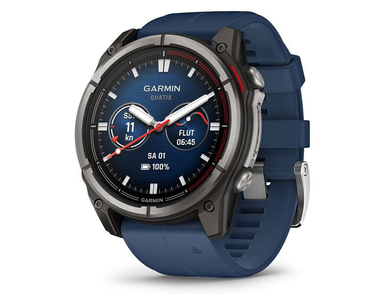 GARMIN GPS-Sportuhr Quatix 8 51 mm Schwarz/Silber