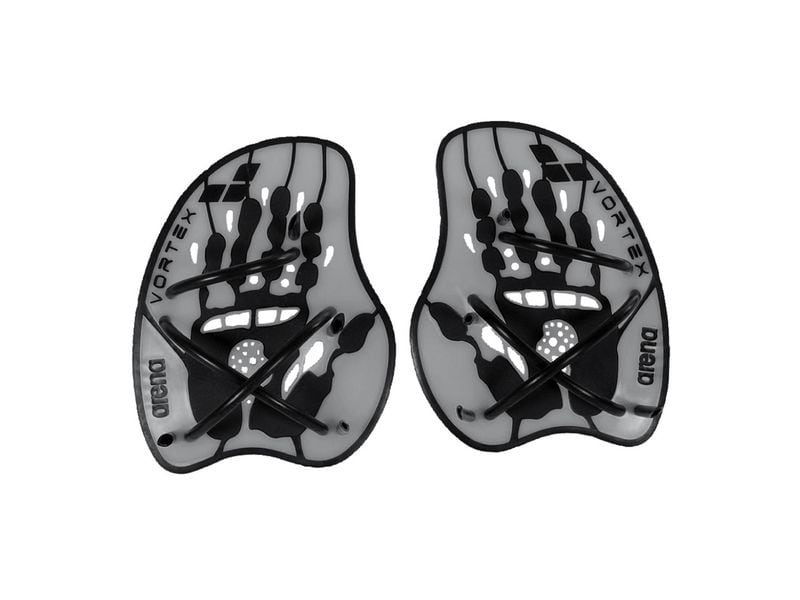 Arena Vortex Evolution Hand Paddle silber/schwarz