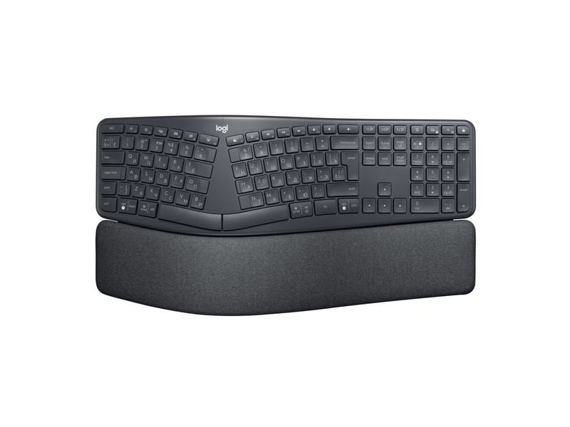 Logitech Tastatur Ergo K860 QWERTY (US-INT), Schwarz/Graphit