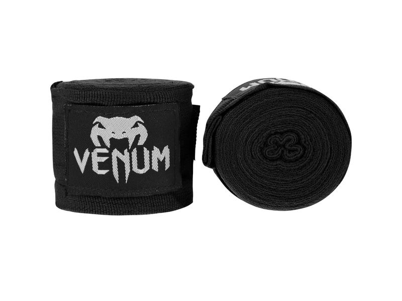 [1803493] Venum Kontact Boxing Handwraps Schwarz, 4 m (Schwarz)